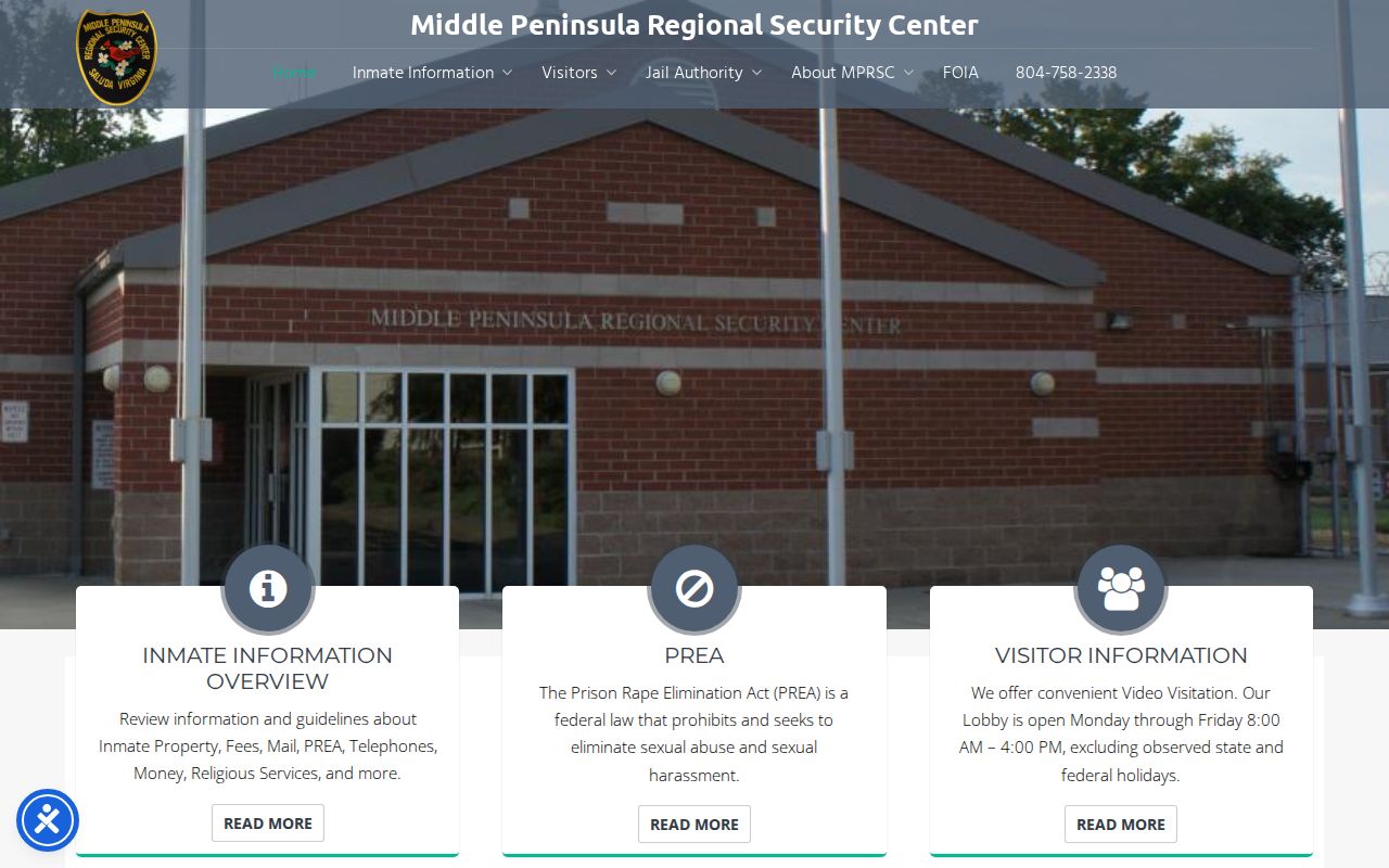 Middle Peninsula Regional Security Center release records and Essex member information